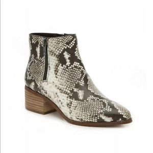 Bleecker & Bond Gwen Snakeskin Bootie